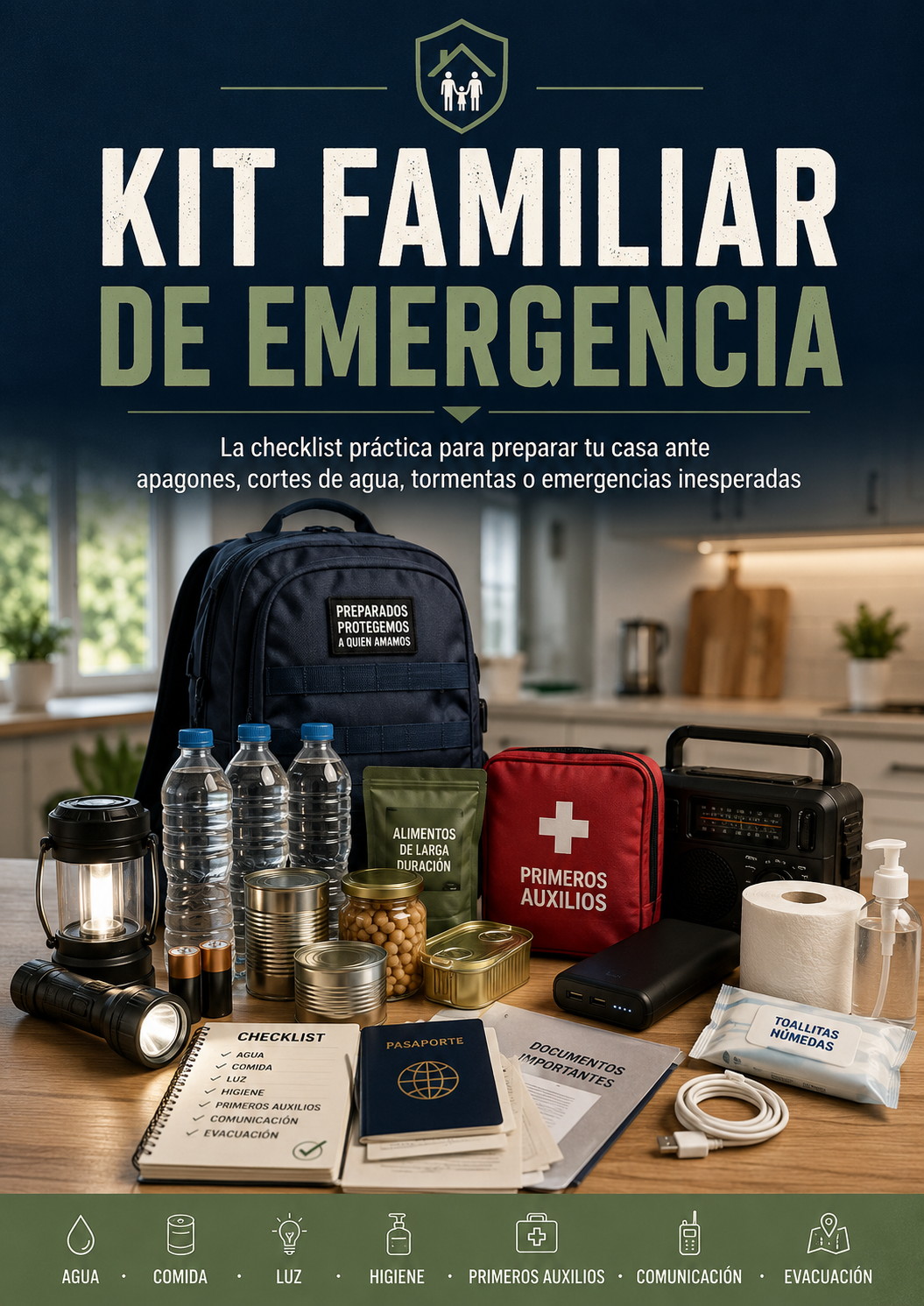 Kit Familiar de Emergencia — Checklist Completo para el Hogar
